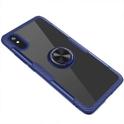Чехол Din Crystal Magnet Ring для Xiaomi Redmi 9A Синий 52858