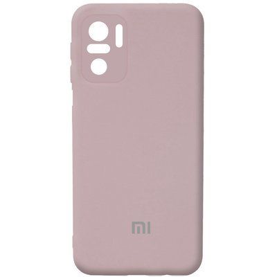 Чехол Silicone Cover Camera для Xiaomi Redmi Note 10 / Note 10s / Poco M5s Серый / Lavender 54655