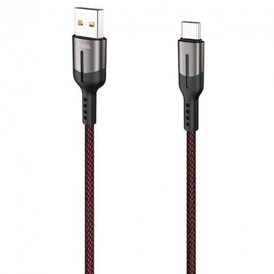 Кабель Hoco U68 Gusto USB to Type-C 5A 1.2м Black 38274