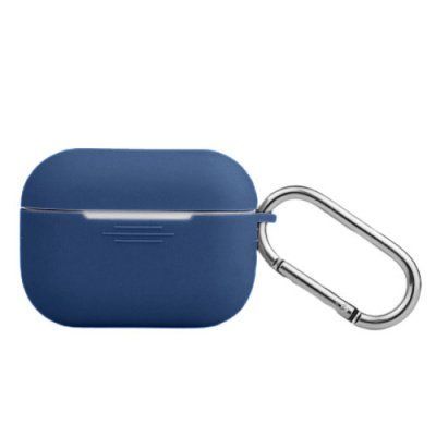 Чохол Silicone Slim з карабіном для Apple Airpods Pro 2 Dark Blue 82285