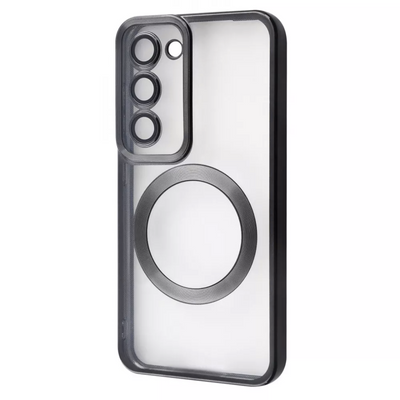 Чехол WAVE Metal Color MagSafe для Samsung Galaxy S23 Plus Прозрачный / Black 70699