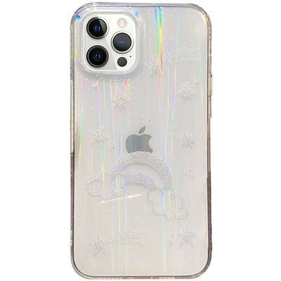 Чехол Aurora Space Gradient для Iphone 12 / 12 Pro Радуга 56977