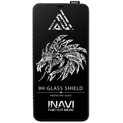 Захисне скло Inavi Premium для Iphone 13 Pro Max / 14 Plus Black 80772