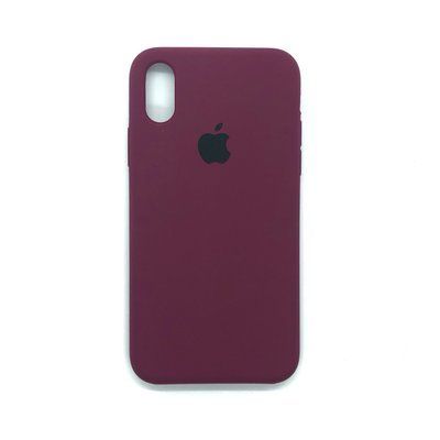 Чехол Silicone Case для Iphone XR Marsala 34925