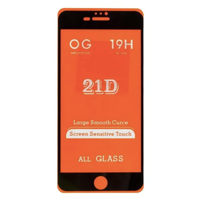Защитное стекло 21D Full для Iphone 6 Plus / 6s Plus/ 7 Plus / 8 Plus Black 70325