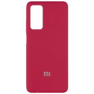 Чехол Silicone Cover для Xiaomi Mi 10T / Mi 10T Pro Красный / Rose Red 52578