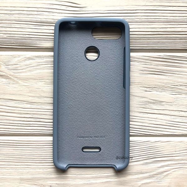 Чехол Silicone Case для Xiaomi Redmi 6 / Redmi 6A Светло-голубой 33588