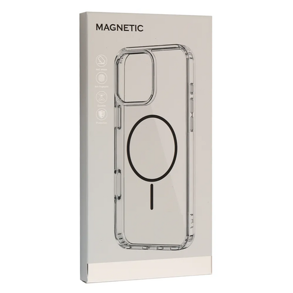 Чохол Clear Magnetic Color Slim MagSafe для Iphone 11 Прозорий/Glacier blue 86078