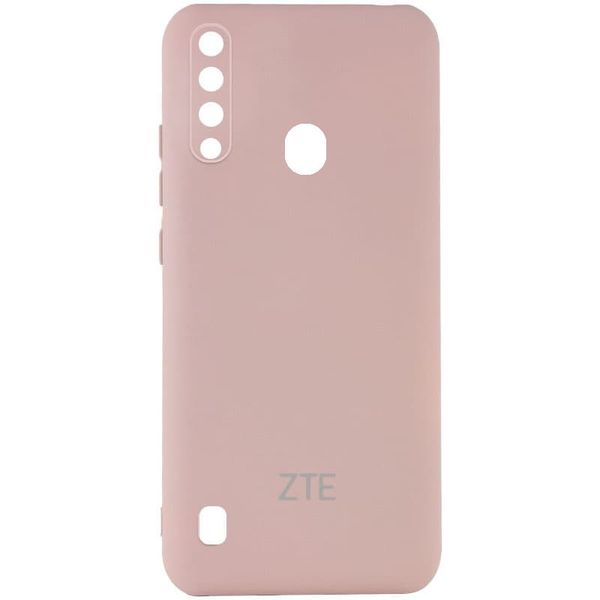 Чехол Silicone Cover MyColor Camera A для ZTE Blade A7 Fingerprint 2020 Розовый / Pink Sand 60944