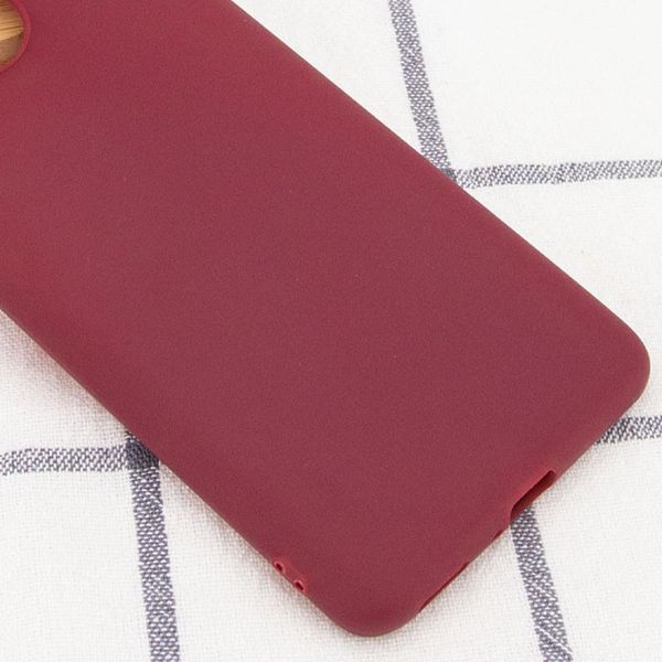 Чехол Matte для Xiaomi Redmi Note 10 / Note 10s / Poco M5s Бордовый 54605