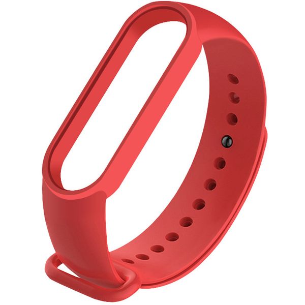 Ремінець Silicone для Xiaomi Mi Band 5/6 Червоний / Red 42748