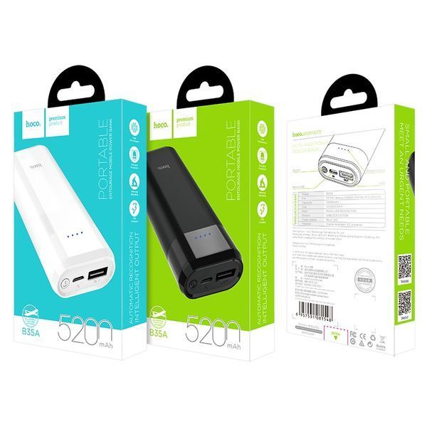 Внешний аккумулятор Hoco B35A Entourage 5200 mAh Black 59603