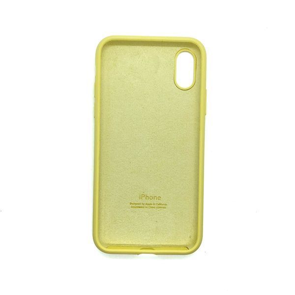 Чохол Silicone Case 360 для Iphone X / XS Жовтий 36135