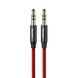 Кабель Aux Baseus Yiven M30 1м Red / black 42357