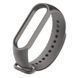 Ремінець Silicone для Xiaomi Mi Band 3/4 Сірий / Dark Gray 58805