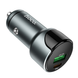 Автомобільний зарядний пристрій Hoco Z42 PD+Quick Charge 3.0 + Type-C 1USB / 20W Gray 69760 3