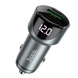 Автомобільний зарядний пристрій Hoco Z42 PD+Quick Charge 3.0 + Type-C 1USB / 20W Gray 69760 1