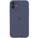 Чехол Silicone Case с защитой камеры для Iphone 12 Серый / Lavender Gray 52980
