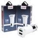 Автомобільний зарядний пристрій LDNIO C301 + Cable Lightning 2USB 3.6A White 33120 2