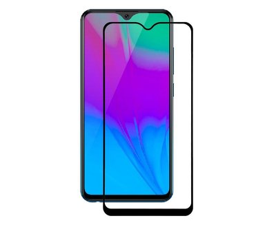 Защитное стекло Nano Glass для Vivo Y91C Black 56450