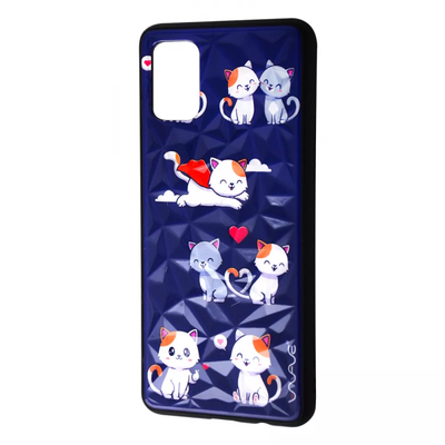 Чехол Wave Majesty для Samsung Galaxy A51 Kitty in love / midnight blue 61251