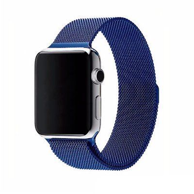 Ремешок Milanese Loop для Apple Watch 42/44/45/49 mm Синий 34638
