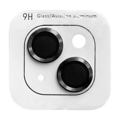 Захисне скло Metal Classic на камеру для IPhone 15 / 15 Plus Чорний / Midnight 81280