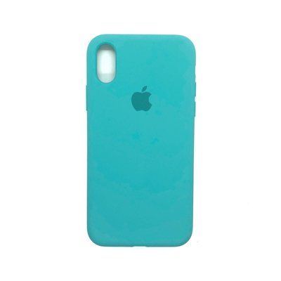 Чехол Silicone Case 360 для Iphone X / XS Бирюзовый 36136