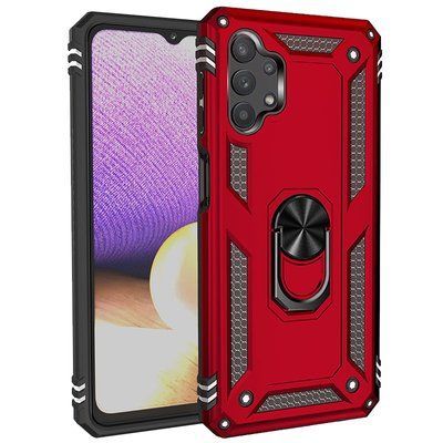 Протиударний чохол Serg Magnet Ring для Samsung Galaxy A72 Червоний 55215