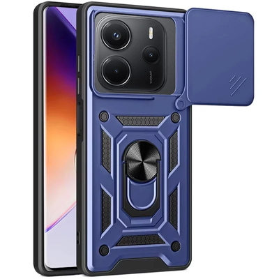 Протиударний чохол Camsh Serg Ring для Xiaomi Redmi Note 14 Blue
