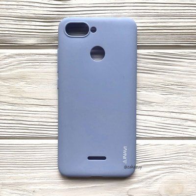 Чехол Matte для Xiaomi Redmi 6 / Redmi 6A Светло-голубой 33589