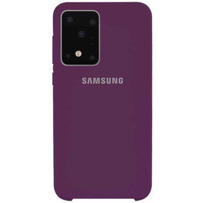 Чохол Silicone Case для Samsung Galaxy S20 Ultra Фіолетовий / Grape 40184