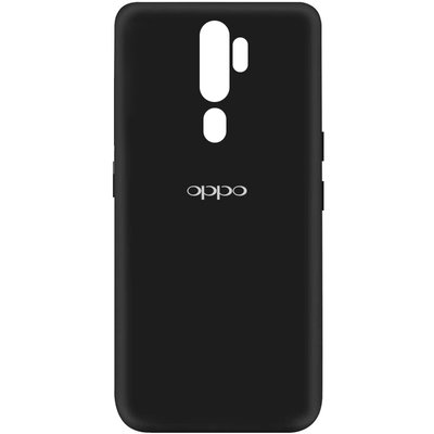 Чехол Silicone Cover My Color A для Oppo A9 2020 / A5 2020 Черный / Black 45986