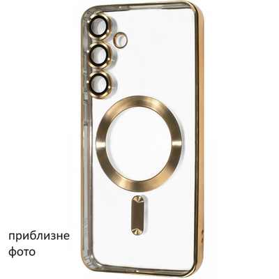 Чохол Xrome MagSafe для Samsung Galaxy S21 Ultra Прозорий / Gold 82788