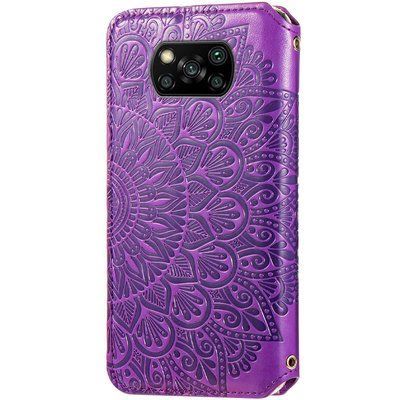 Чехол-книжка ETMA Mandal для Xiaomi Poco X3 NFC / Poco X3 Фиолетовый 50062