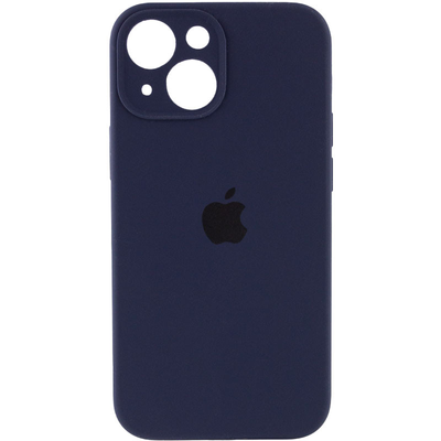 Чохол Silicone Case з захистом камери для Iphone 14 Plus Темно-синій / Midnight blue 69049