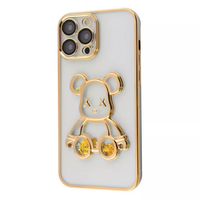 Чохол Shining Bear з блискітками для Iphone 14 Pro Gold 82221