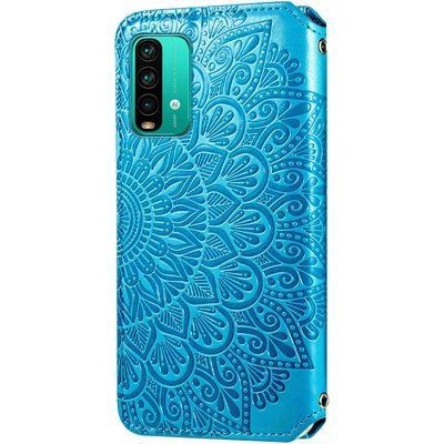 Чехол-книжка ETMA Mandal для Xiaomi Redmi 9T Синий 55827