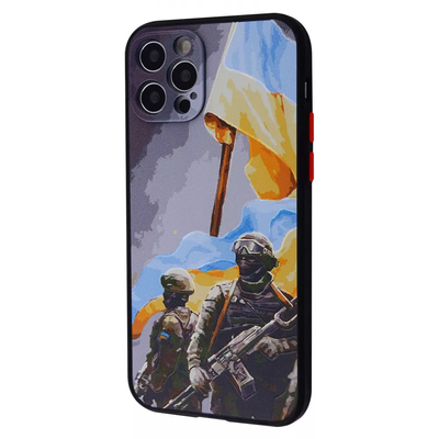 Чохол патріотичний WAVE Ukraine Shadow Matte для iPhone 12 Pro Max Warriors of light 65277