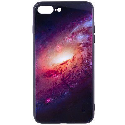 Чохол TPU+Glass Космос для Iphone 7 Plus / 8 Plus Rose 35005