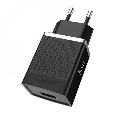 Мережевий зарядний пристрій Hoco C42A Qualcomm Quick Charge 3.0 1 USB Black 52393
