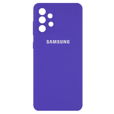 Чехол Silicone Full Camera AA для Samsung Galaxy A23 Фиолетовый / Purple 66788