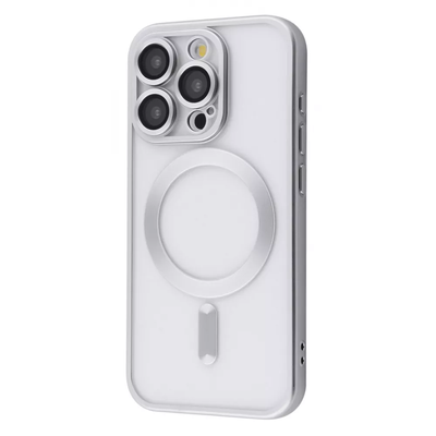 Чехол Metal Matte MagSafe для Iphone 15 Pro White 81764