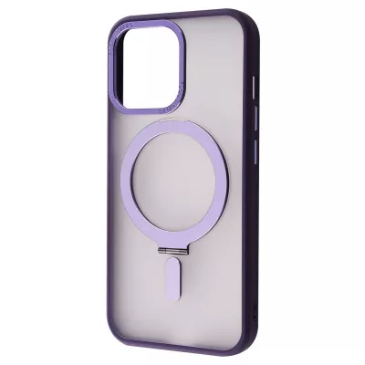 Чехол WAVE Attraction MagSafe подставкой для Iphone 13 Pro Purple 69811