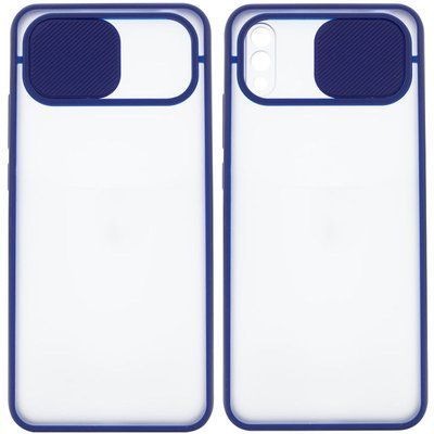 Чохол CamshMatte для Samsung Galaxy A02 Синій 54959