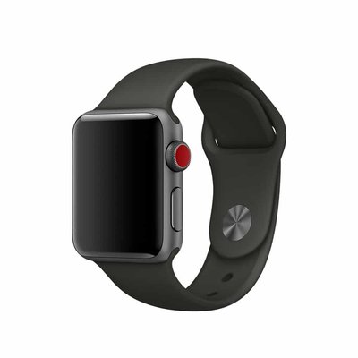 Ремінець Silicone для Apple Watch 42/44/45/49 mm Grey 37814