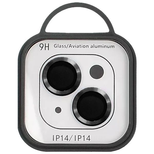 Захисне скло Metal Classic на камеру для IPhone 15 / 15 Plus Чорний / Midnight 81280