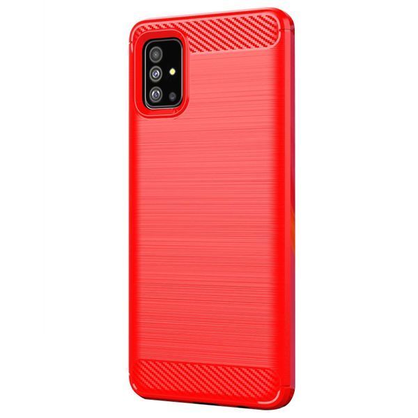 Чехол Slim для Samsung Galaxy A51 Красный 41172