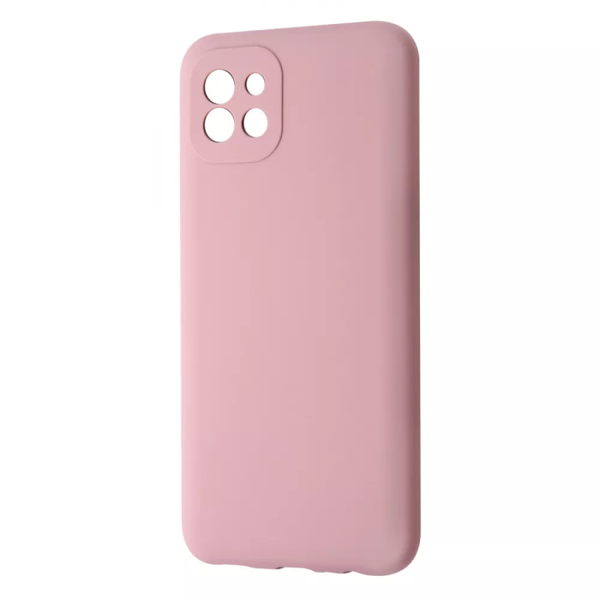 Чохол Silicone WAVE Full для Samsung Galaxy A03 Pink sand 61201