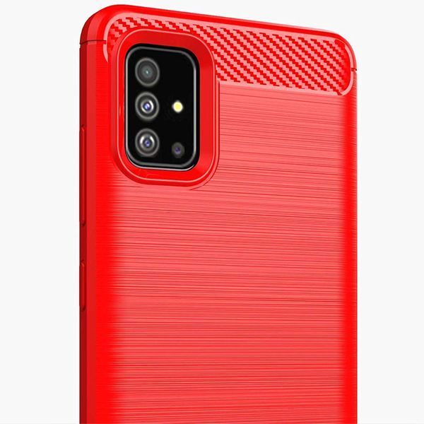Чехол Slim для Samsung Galaxy A51 Красный 41172